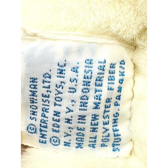 Eden The Snowman Plush Green Hat Scarf Vintage Raymond Briggs 11 inch - Picture 6 of 10